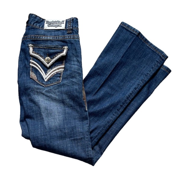 Rock & Roll Cowgirl Denim - Rock & Roll Cowgirl Flare Jeans Size 28 x 32”